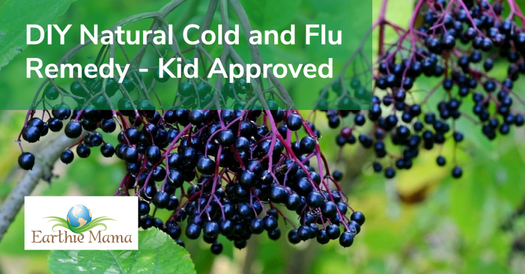 Natural Cold Flu Remedy with elderberry