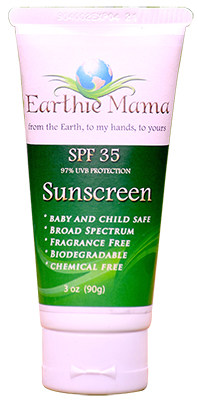 The Earthie Mama’s Organic sunscreen travel product recommended by Alex Du Toit on Lifney.